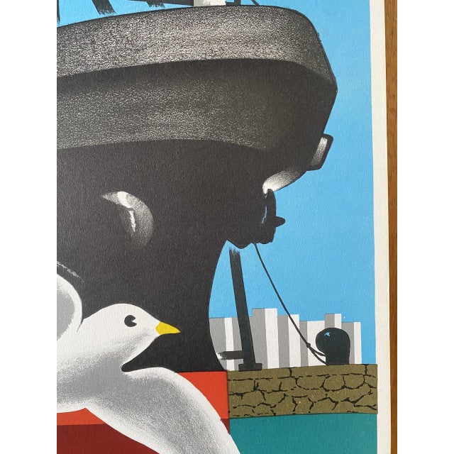 1990s Maritime Transport Poster from Fix Masseau, 1990s For Sale - Image 5 of 9