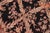 Shabby Chic Trellis 1990's Pak-Persian Black/Rust Wool Rug - 6'1'' X 9'3'' For Sale In New York - Image 6 of 9