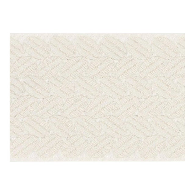 Sample - Schumacher Berkeley Tape Wide in Ivory For Sale