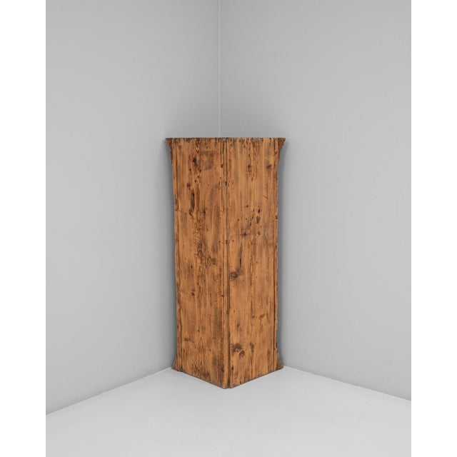 1820s Swedish Gustavian Wood Patinated Corner Cabinet For Sale - Image 14 of 18