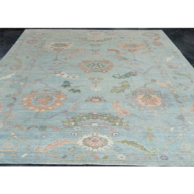 Turkish Oushak Rug 8'8" x 10'2" #20406 Explore a curated collection of hallway runners, wool rugs, and handmade...