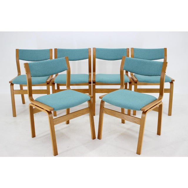 Bentwood Dining Chairs, Denmark, 1960s, Set of 6 For Sale - Image 9 of 14