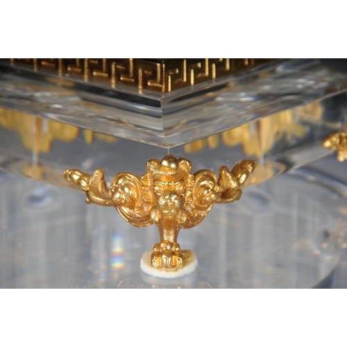 Acrylic Bowls with Gilding, Set of 2 For Sale - Image 9 of 14