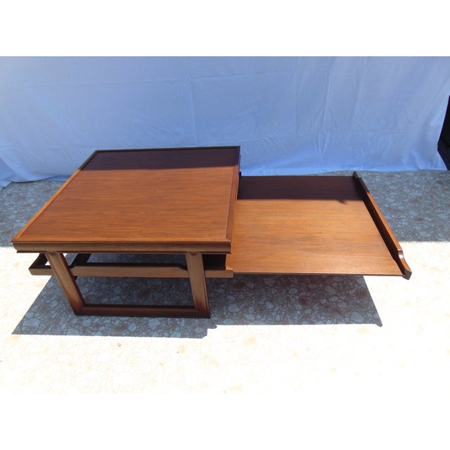 Refinished Square John Keal Coffee Table For Sale - Image 11 of 11