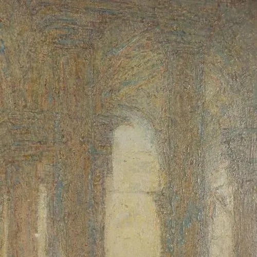 Gregorio Mariani, City Life, Oil on Cardboard, Framed For Sale - Image 6 of 12