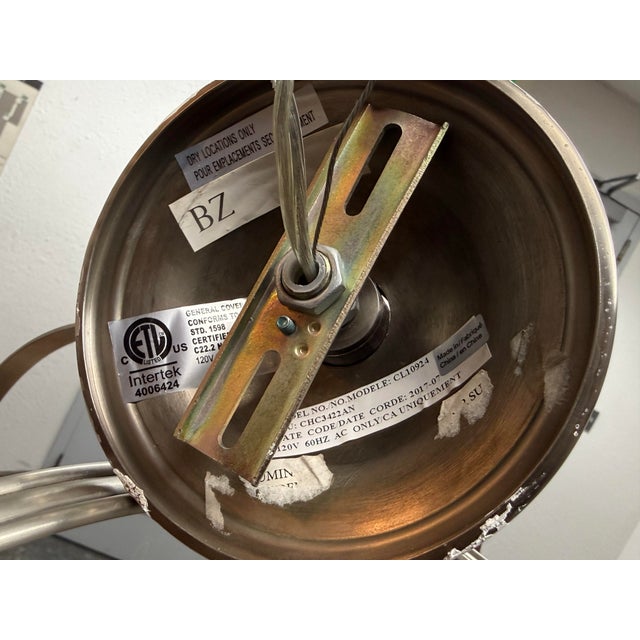 e.f. Chapman for Visual Comfort Signature Arch Top Lantern Pendant For Sale - Image 11 of 12