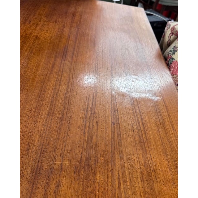 Large Vintage Teak Desk, 1960s For Sale - Image 4 of 11