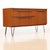 Mid Century Teak Sideboard Cabinet on Hairpin Legs For Sale - Image 4 of 8