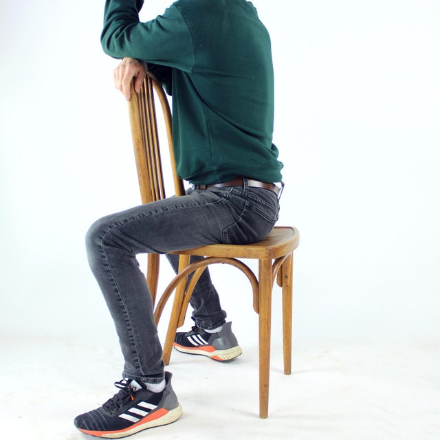 Vintage Oak Bentwood Chair by Michael Thonet for Thonet, Former Czechoslovakia, 1920s For Sale - Image 15 of 16