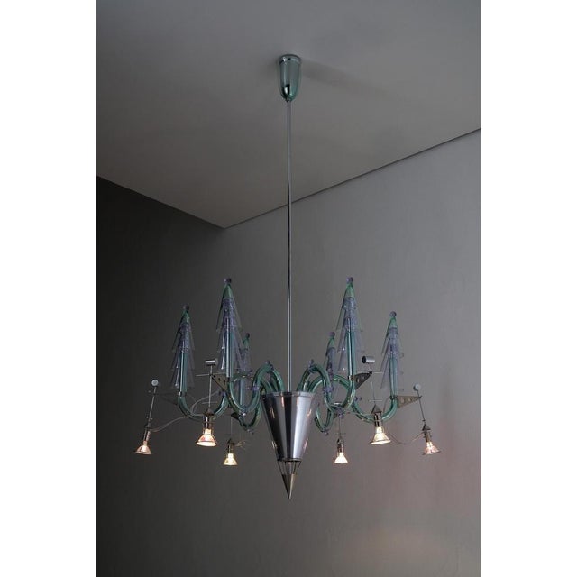 Murano Glass Chandelier by Gian Paolo Canova & Carlo Moretti, 1988 For Sale - Image 4 of 18