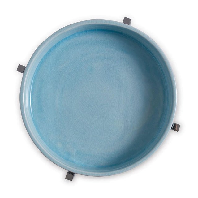 Modern Jody Sky Accent Table For Sale - Image 3 of 4