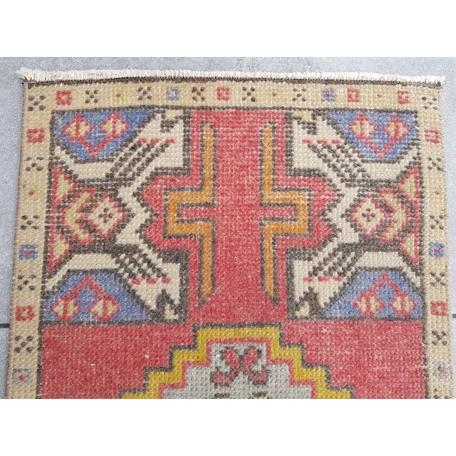 1950s Modern Vintage Area Rug For Sale - Image 10 of 10