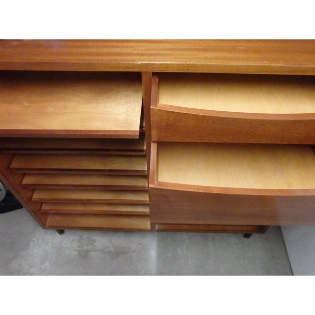 Large Chest of Drawers with Mirror, 1950s For Sale - Image 11 of 16