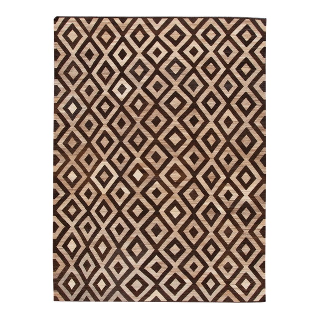 21st Century Contemporary Turkish Kilim Wool Rug For Sale