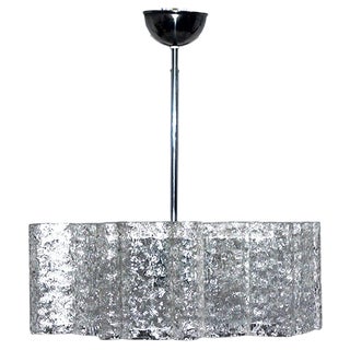 Glass Chandelier from Doria Leuchten, 1960s For Sale