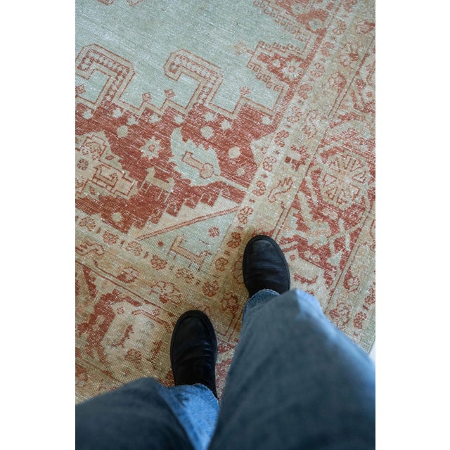 1940s District Loom Vintage Viss Tabriz Area Rug For Sale - Image 4 of 9