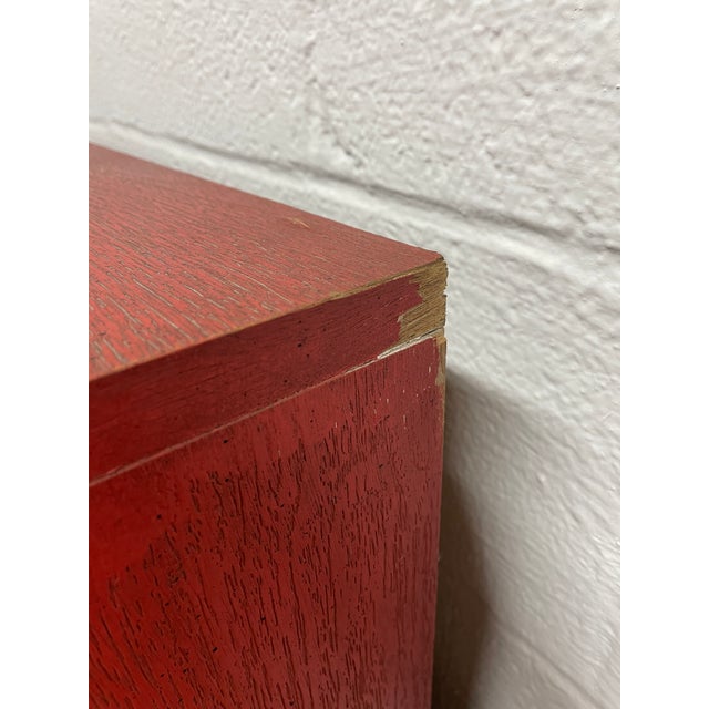 Red Stanley Furniture Ole Girls Bookcase Flower Power For Sale - Image 8 of 10