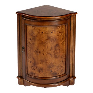 Durham Corner Cabinet, Medium Brown For Sale