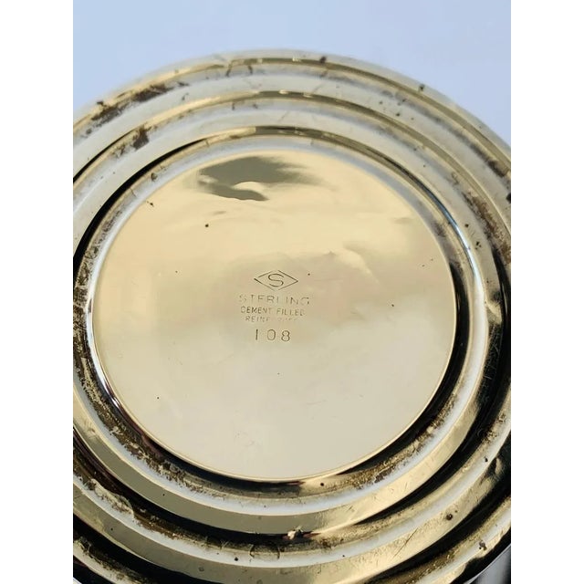 Mid-Century Modern Sterling Silver Compote Candy Dish For Sale - Image 3 of 12