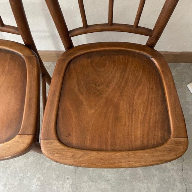 1940s Bistro Chairs from Luterna, 1940s, Set of 2 For Sale - Image 5 of 6