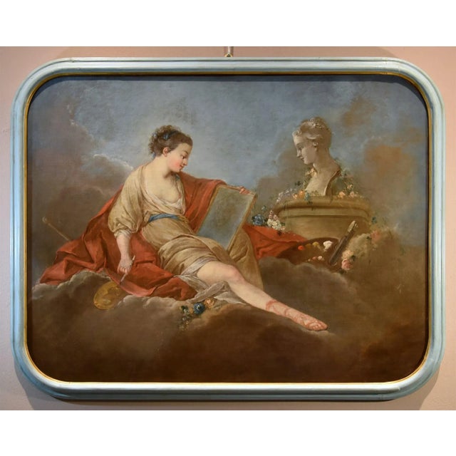 Pierre Charles Trémolières, Figure, 1730, Oil on Canvas For Sale - Image 14 of 14