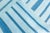 Textile Doris Leslie Blau Vintage Indian Dhurrie Striped Blue Rug For Sale - Image 7 of 7