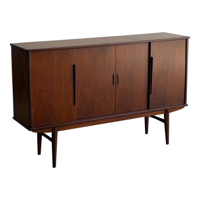 1970s Dual Storage Sideboard in Teak For Sale