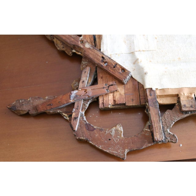 Antique Italian Louis XVI Style Mirror For Sale - Image 9 of 12