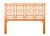 Chippendale Chippendale Headboard King - Orange For Sale - Image 3 of 3