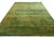 Modern Rug & Kilim’s Modern Textural Rug in Green, Yellow Solid-Stripe Pattern For Sale - Image 3 of 5