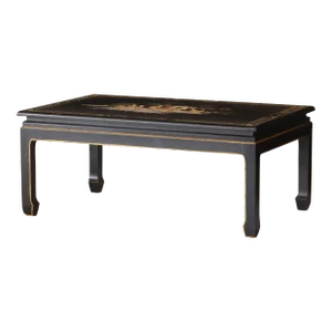 Vintage Hand-Painted Chinese Style Coffee Table