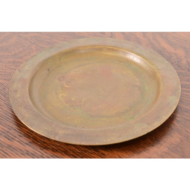 Tiffany Studios Tiffany Studios New York Bronze Charger Plate or Tray For Sale - Image 4 of 11