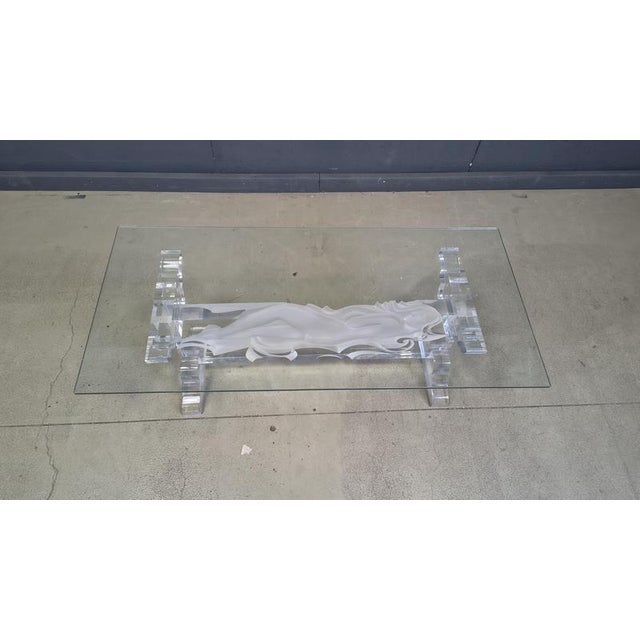 Acrylic Coffee Table from Fabian Art, 1980s For Sale - Image 13 of 14