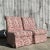 Late 20th Century Vintage Coastal Tufted Coral Print Slipper Chairs - a Pair For Sale - Image 5 of 8