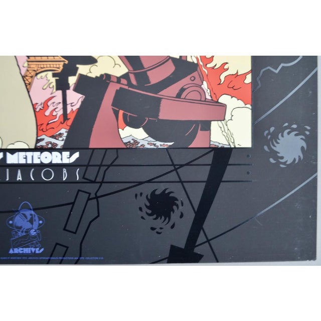 Edgar P. Jacobs, SOS Meteors, 1992, Serigraph For Sale - Image 4 of 15