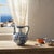 Turkish Handmade Ceramic Ewer Pitcher (20cm) Classic Blue and White Floral For Sale - Image 3 of 11