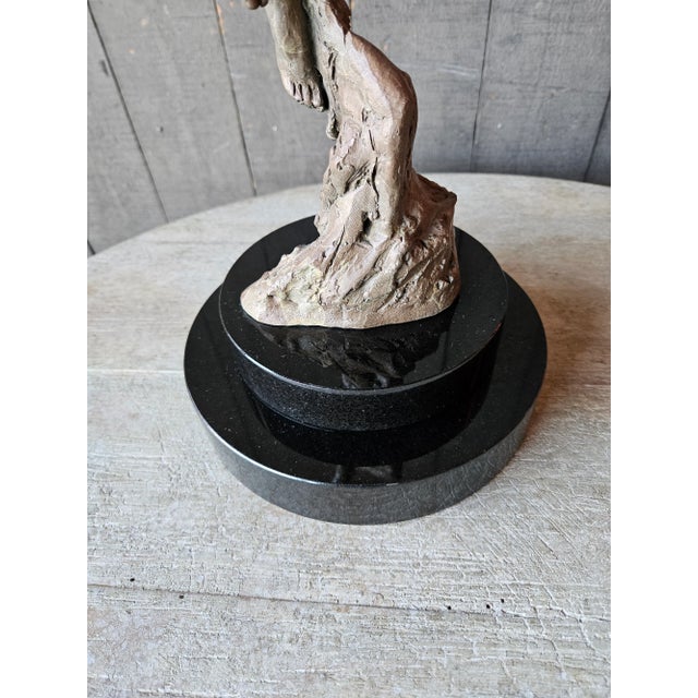 Metal Tuan Nguyen "Destiny" Signed Sculpture on Marble 55/100 For Sale - Image 7 of 7