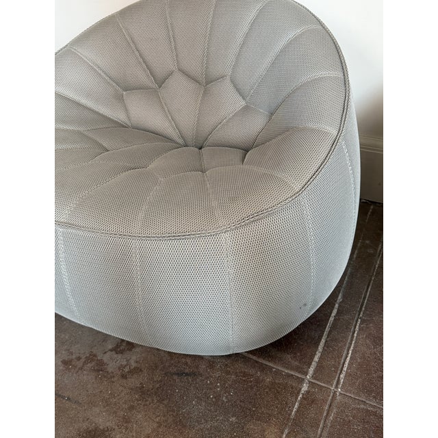 Pair of Modern Ligne Roset French Lounge Chairs For Sale - Image 17 of 18
