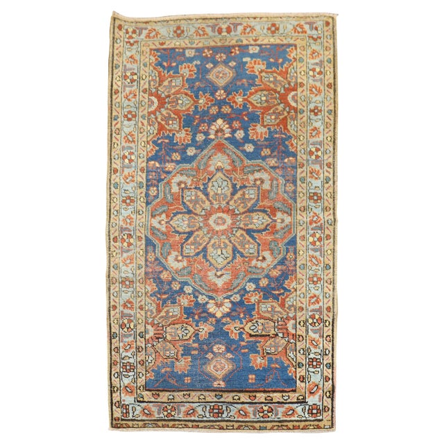 Textile 20th Century Persian Heriz Rug - 2'10" x 4'11" For Sale - Image 7 of 18