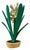 Early 20th Century Carved Polychrome Potted Hyacinth For Sale - Image 5 of 11