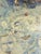 Blue Original Abstract Expressionist Signed Charles Keeling Lassiter Oil Painting Mixed Media on Canvas C. 1960 For Sale - Image 8 of 11