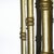 Hollywood Regency Faux Bamboo Gold Chandelier For Sale - Image 3 of 4