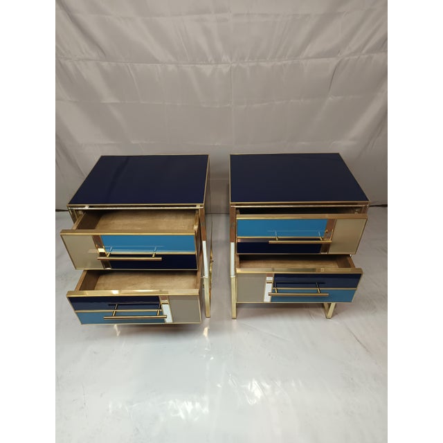 Wooden Bedside Tables from Justfurnituress SRL, Set of 2 For Sale - Image 9 of 13