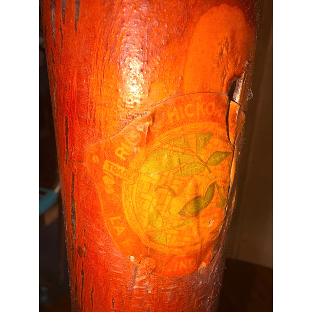 Early 20th Century Rare Adirondack Rustic Hickory Furniture Co Laporte Indiana Coat Hat Rack Hall Tree Original Label For Sale - Image 12 of 12