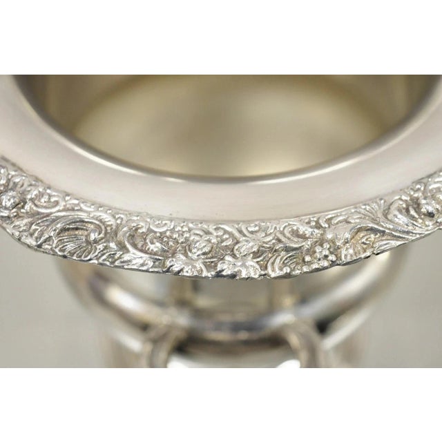 Vintage W&s Blackinton Silver Plated Trophy Cup Urn Champagne Chiller Ice Bucket For Sale - Image 4 of 12
