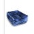 Contemporary The House of Scalamandré Tigre Small Dog Bed, Blue For Sale - Image 3 of 3