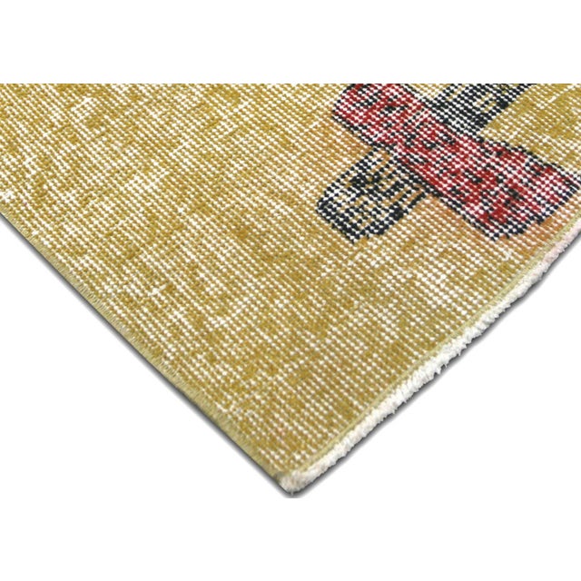 Mid-Century Modern 1960s Turkish Mid-Century-Modern Rug For Sale - Image 3 of 5