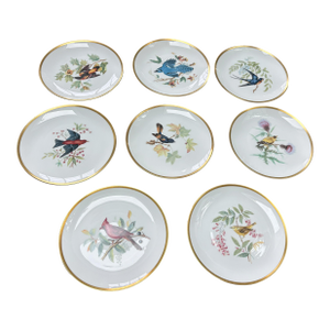 Mid 20th Century Hutschenreuther Selb Bavaria Dessert Plates- Set of 8