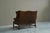 English Tufted Wingback Settee in Patinated Leather, 1900 For Sale - Image 15 of 17