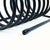 Metal Black Metal Coil Letter Holder For Sale - Image 7 of 9